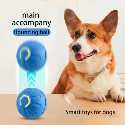 Interactive Dog Toys Dog Ball,Durable Active Rolling Ball Wicked Ball,Automatic Moving Bouncing Rotating Ball for Puppy/Small/Medium Dogs,Usb Rechargeable,Fun and Engaging Gift