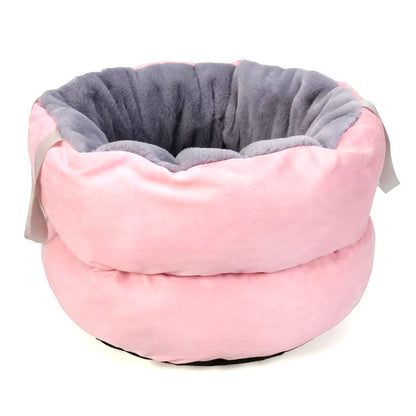 Portable Soft Dog Bed Kennel Multifunction Cat Cushion House Sleeping Accessory 91AD