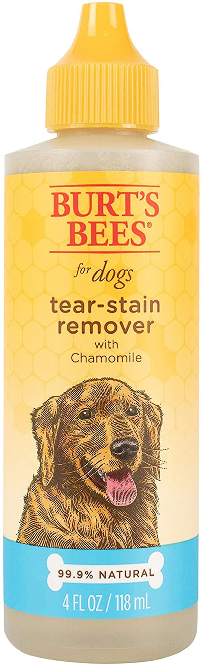 Tear Stain Remover for Dogs with Chamomile - Puppy & Dog Tear Stain Remover - Cruelty Free, Formulated without Sulfates and Parabens, Ph Balanced for Dogs - Made in USA, 4 Ounces