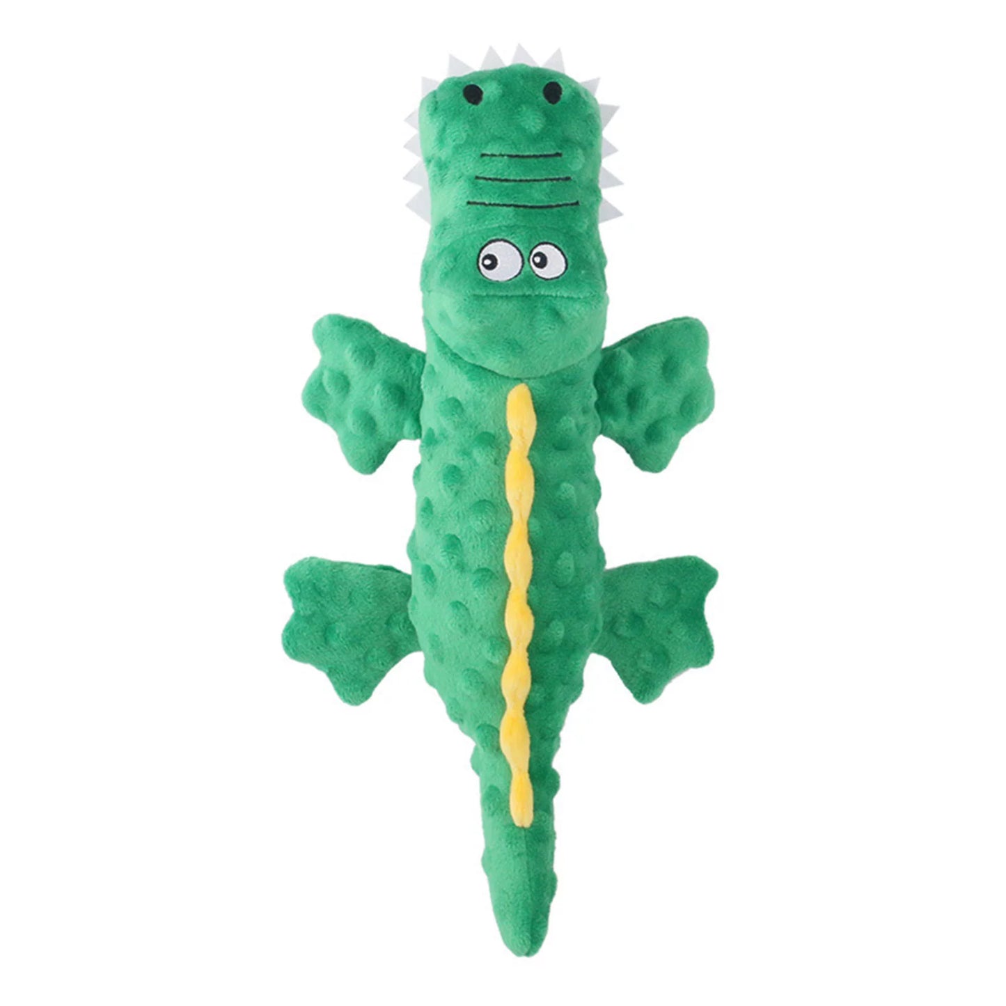 Clearance Plush Pet Toy for Dogs & Puppies Soft and Durable, Tough and Chew Resistant Green