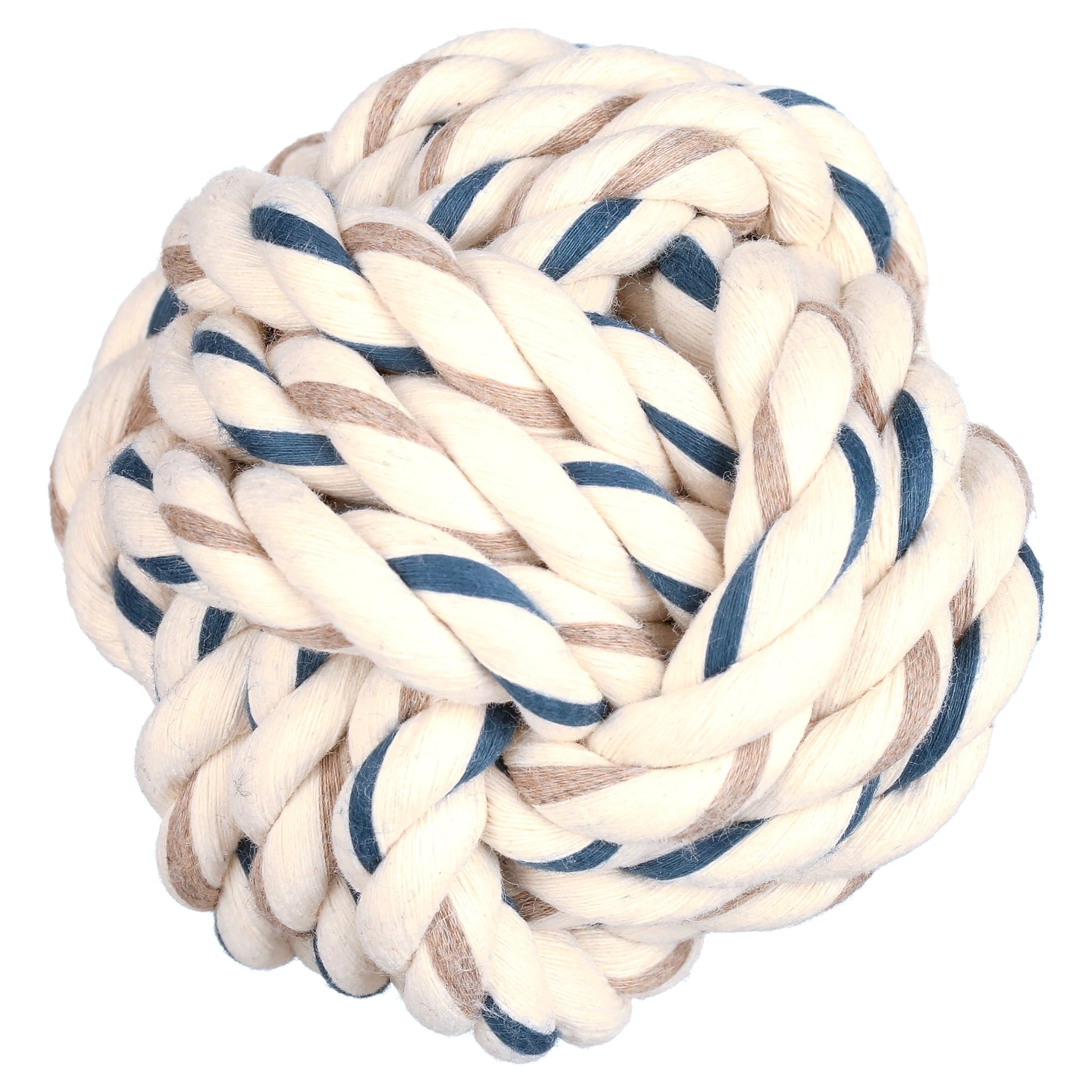 Cotton Knotted Rope Ball Fetch Dog Toy