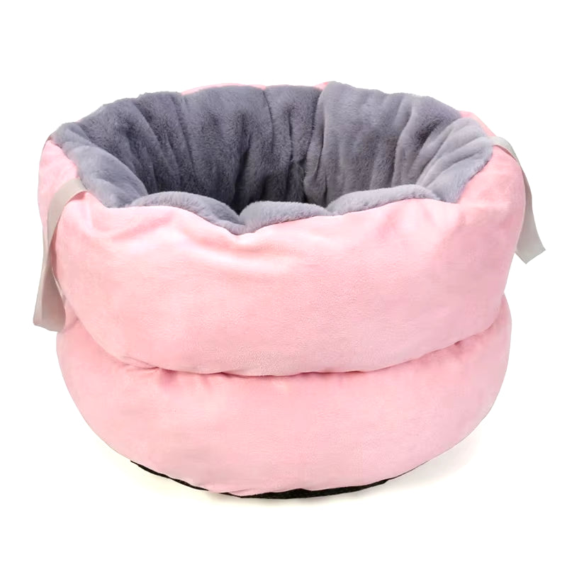 Portable Soft Dog Bed Kennel Multifunction Cat Cushion House Sleeping Accessory 91AD