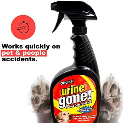 Urine Gone Pet Stain Remover & Odor Eliminator: Heavy Duty Carpet Cleaner and –