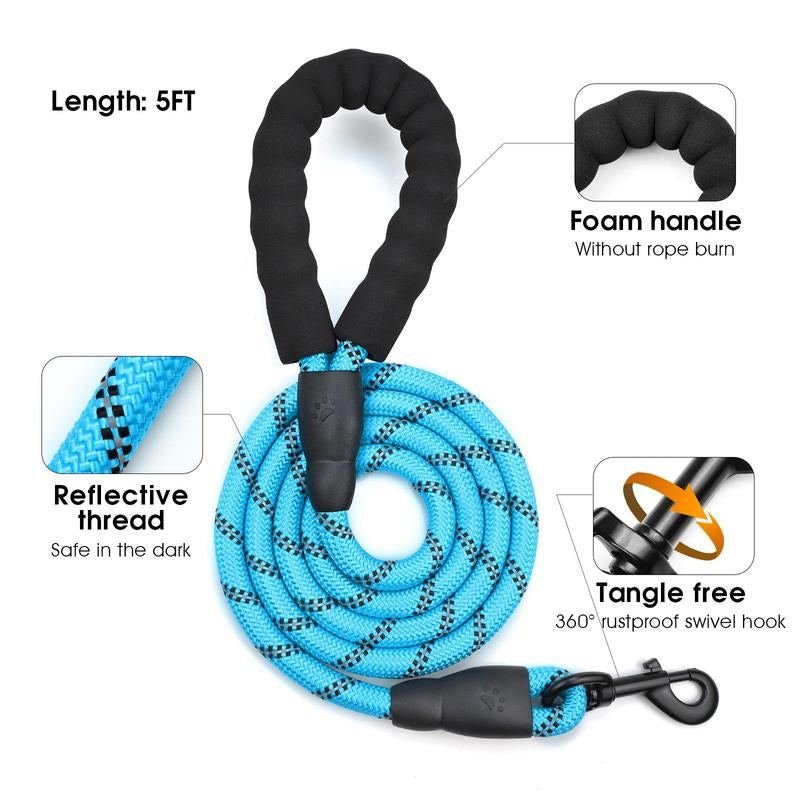 Adjustable Pet Harness & Leash Kit, 1 Set Reflective No Pull Vest Harness with Handle, Pet Supplies for Small to Large Dogs, Pet Products