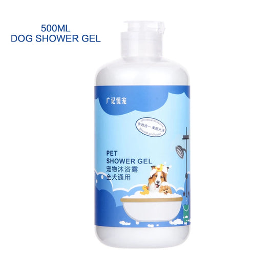 Pet Dog Shower Gel Shampoo 500Ml Cat Bathing Shampoo Conditioner Dry Cleaning Bubble Foam Pet Cleaning Supplies