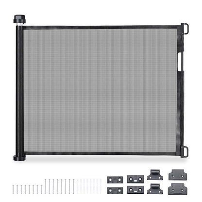 Yescom Retractable Dog Gate for Stairs 71"X33"