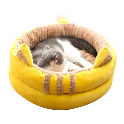 Portable Soft Dog Bed Kennel Multifunction Cat Cushion House Sleeping Accessory 91AD