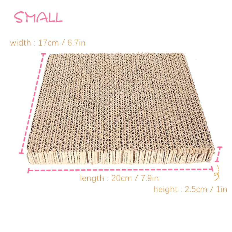 High-Quality Cat Scratching Corrugated Board Grinding Claw Plate Pet Interactive Toy Nail Care Nail Grinding Pet Bed Catnip