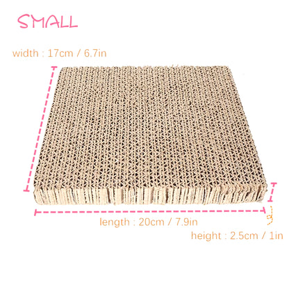 High-Quality Cat Scratching Corrugated Board Grinding Claw Plate Pet Interactive Toy Nail Care Nail Grinding Pet Bed Catnip