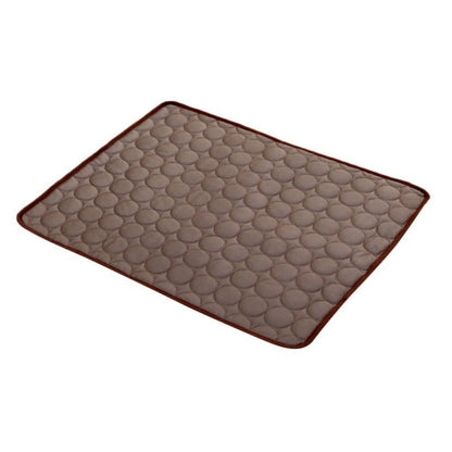 Summer Cooling Mat for Dogs Cats Pet Cooling Mat Dogs Cats Chill Bed Indoor Summer Heat Relief Indoor Cool Cushion Gel Sleeping Pad Seat Pet Crate Pad Portable & Washable Pet Cooling Blanket