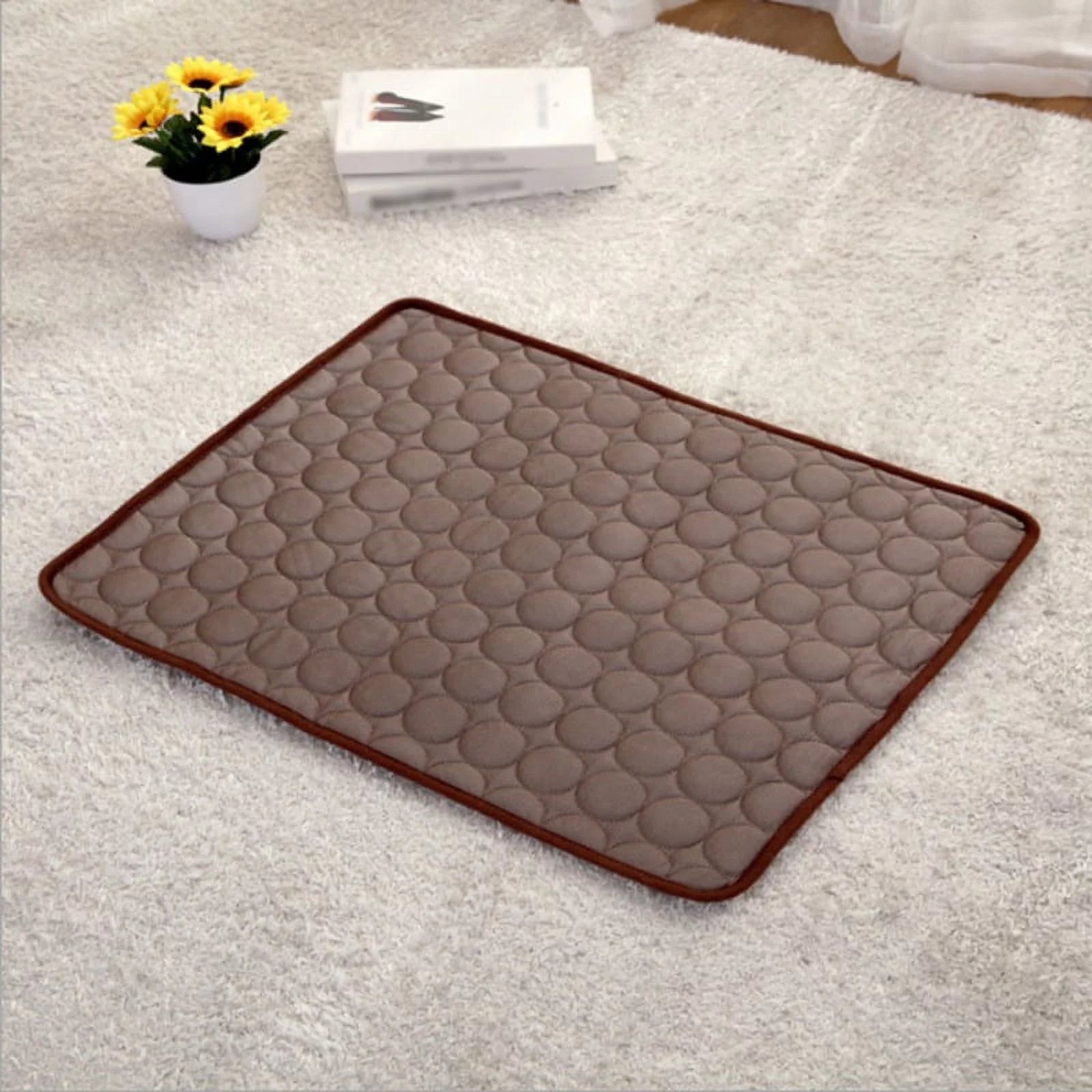 Summer Cooling Mat for Dogs Cats Pet Cooling Mat Dogs Cats Chill Bed Indoor Summer Heat Relief Indoor Cool Cushion Gel Sleeping Pad Seat Pet Crate Pad Portable & Washable Pet Cooling Blanket