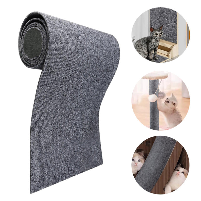 Self-Adhesive Carpet Cats Scratch Board Wall anti Cat Scratch Sofa Diy Cats Scratch Board Sofa Protection Paws Sharpen Trimmable Pet Products