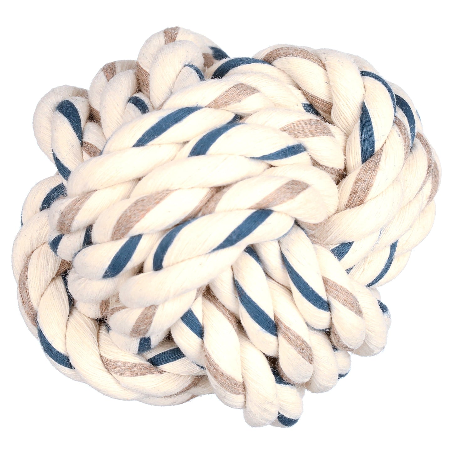 Cotton Knotted Rope Ball Fetch Dog Toy