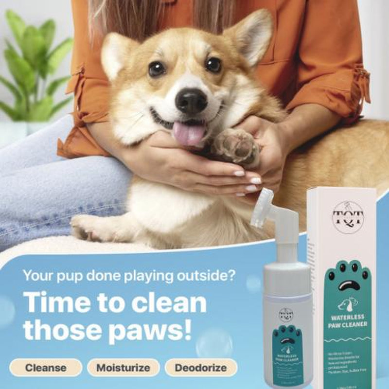 TQT Pet Paw Cleaner Cats Dog Feet Cleaner 100Ml Pet Paw Cleanser Deep Cleansing Dog, Foot Pad Care Gentle, Effective Cat Dog Feet Cleaner