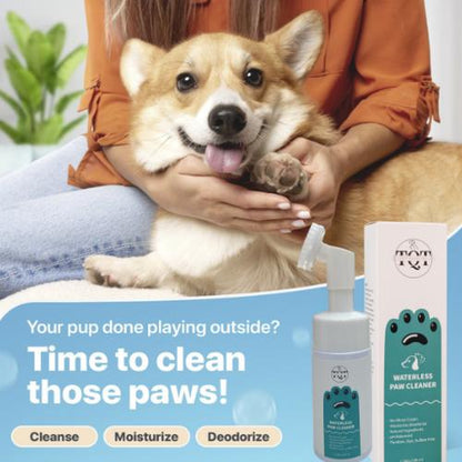 TQT Pet Paw Cleaner Cats Dog Feet Cleaner 100Ml Pet Paw Cleanser Deep Cleansing Dog, Foot Pad Care Gentle, Effective Cat Dog Feet Cleaner