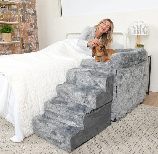 Pet Bedside Sleeper Crate Kit & Stairs