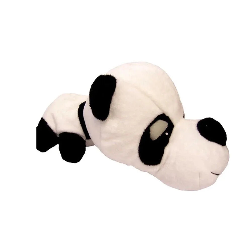 Stuffed Plush Fat Headz Dog Toys Interactive Squeaker Choose Cute Animal Design (Panda Bear)