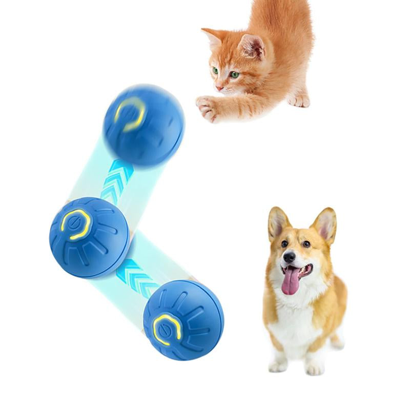 Interactive Dog Toys Dog Ball,Durable Active Rolling Ball Wicked Ball,Automatic Moving Bouncing Rotating Ball for Puppy/Small/Medium Dogs,Usb Rechargeable,Fun and Engaging Gift