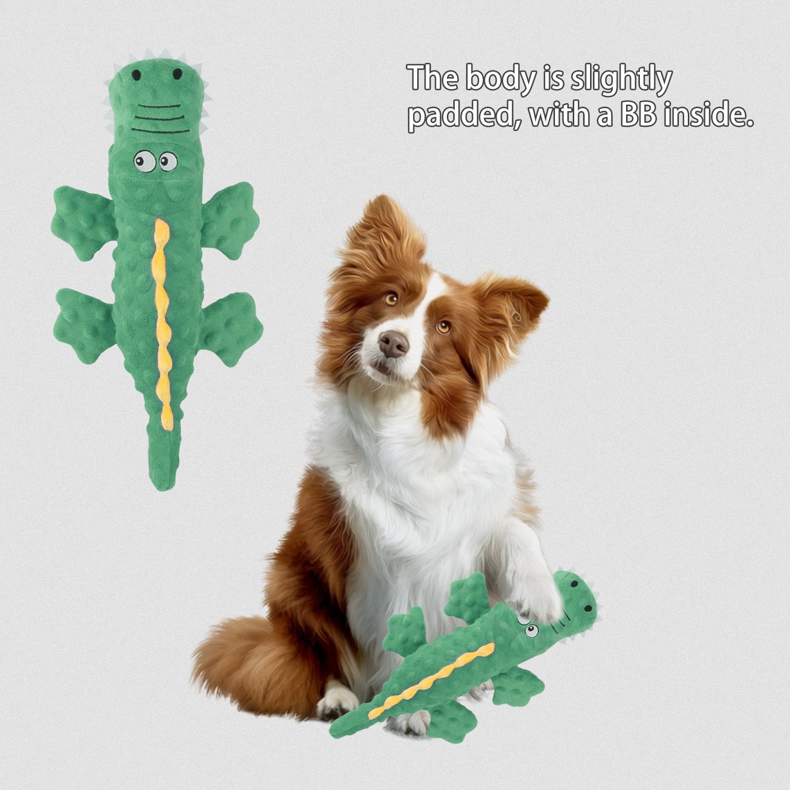 Clearance Plush Pet Toy for Dogs & Puppies Soft and Durable, Tough and Chew Resistant Green