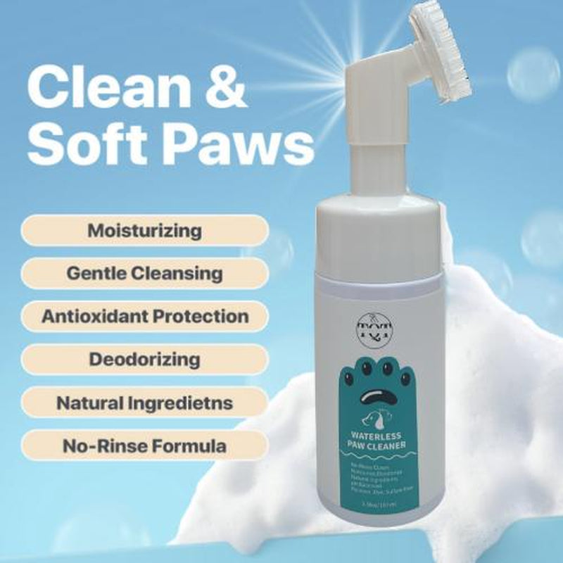 TQT Pet Paw Cleaner Cats Dog Feet Cleaner 100Ml Pet Paw Cleanser Deep Cleansing Dog, Foot Pad Care Gentle, Effective Cat Dog Feet Cleaner