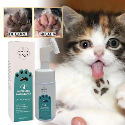 TQT Pet Paw Cleaner Cats Dog Feet Cleaner 100Ml Pet Paw Cleanser Deep Cleansing Dog, Foot Pad Care Gentle, Effective Cat Dog Feet Cleaner