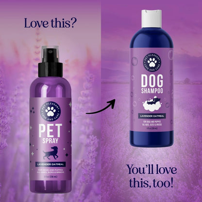 Pet Odor Eliminator Spray Cleaner - Honeydew Lavender Pet Smell Eliminator - Dog Deodorizing Spray for Home and Car - Smelly Spray for Dogs with Lavender - Dog Grooming Spray for Home