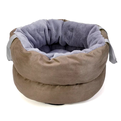 Portable Soft Dog Bed Kennel Multifunction Cat Cushion House Sleeping Accessory 91AD