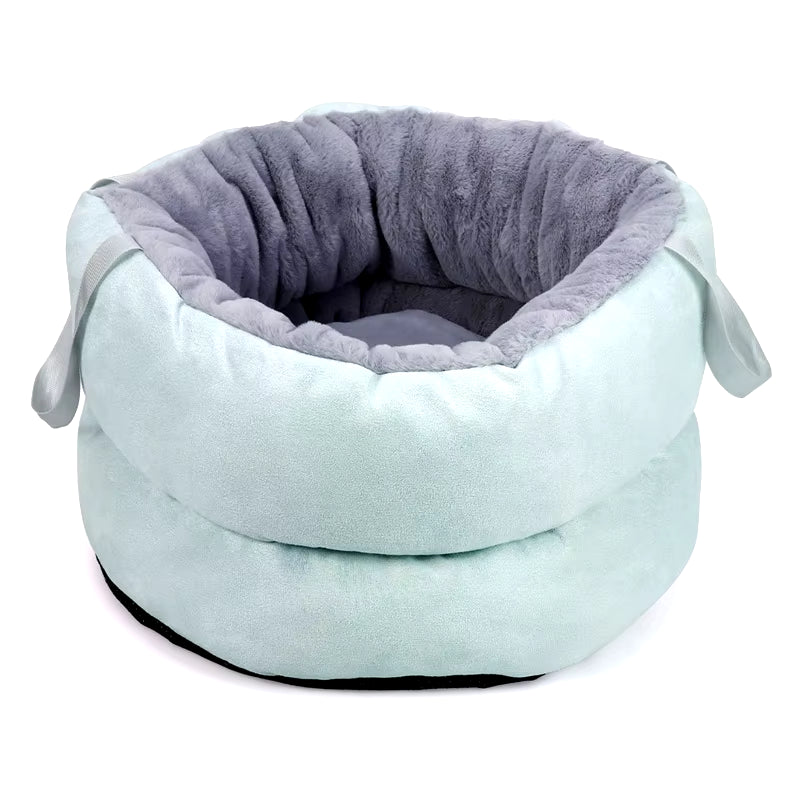 Portable Soft Dog Bed Kennel Multifunction Cat Cushion House Sleeping Accessory 91AD