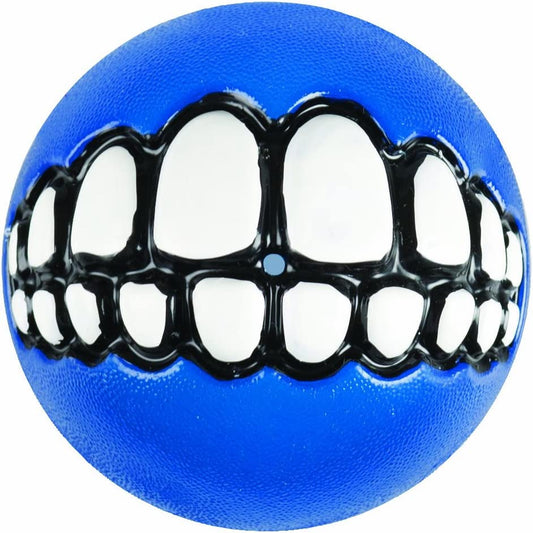 Fun Dog Treat Ball in Various Sizes and Colors, Medium, Blue