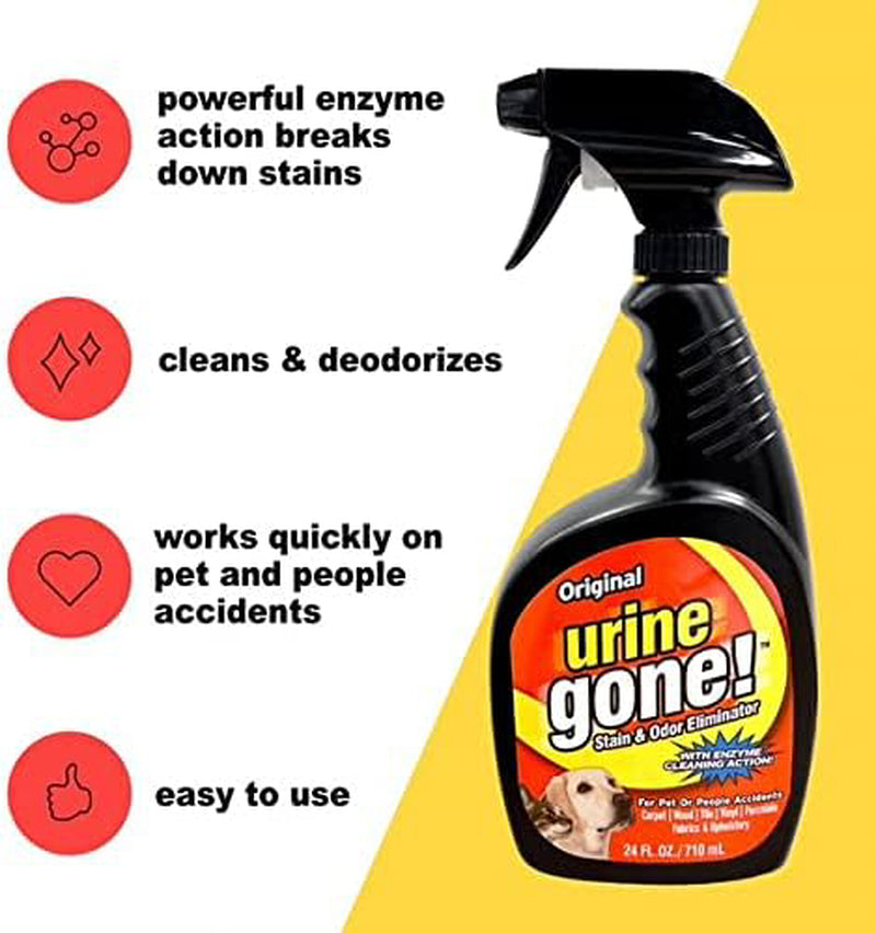 Urine Gone Pet Stain Remover & Odor Eliminator: Heavy Duty Carpet Cleaner and –